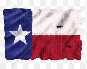 Burlap Texas Flag Production Ready Artwork For T - Shirt Leather Png,Texas Flag Png