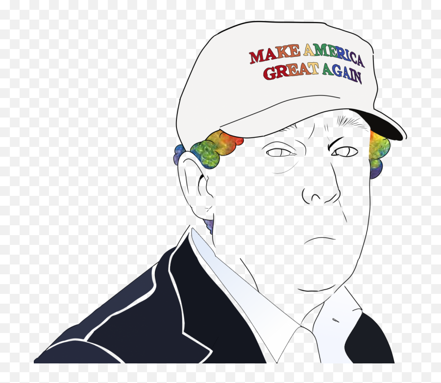 Lgbtq Merchandise For Donald Trumps - Illustration Png,Donald Trump Head Transparent