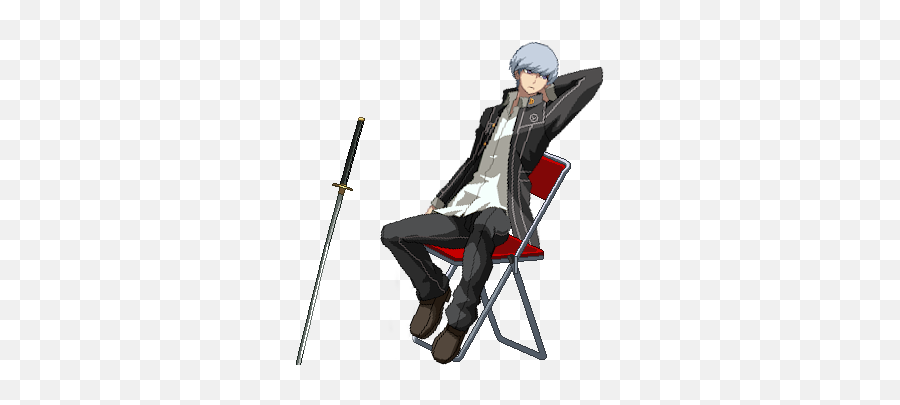 Putting Everyone In Kanjiu0027s Chair 8 Yu Blazbluextagbattle - Folding Chair Png,Yosuke Hanamura Icon