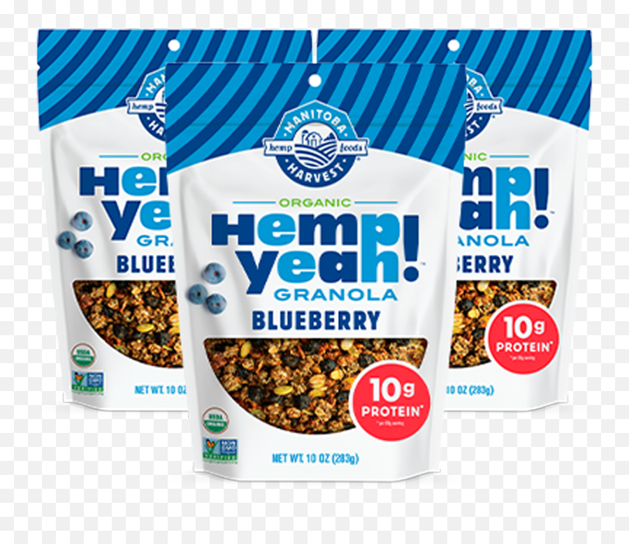 Hemp Yeah Blueberry Granola 3 - Pack Granola Png,Blueberry Text Icon