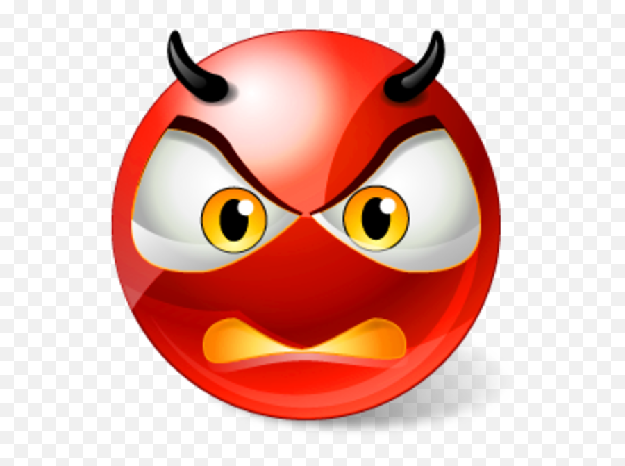 Transparent Devil Clipart - Smile Stickers For Whatsapp Devil Angry Emojis Png,Demon Tumblr Icon