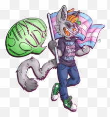 Trans Rights Are Human Furry Meme - Fictional Character png