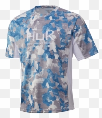 The New Refraction Camo From Huk Was Born - Short Sleeve png