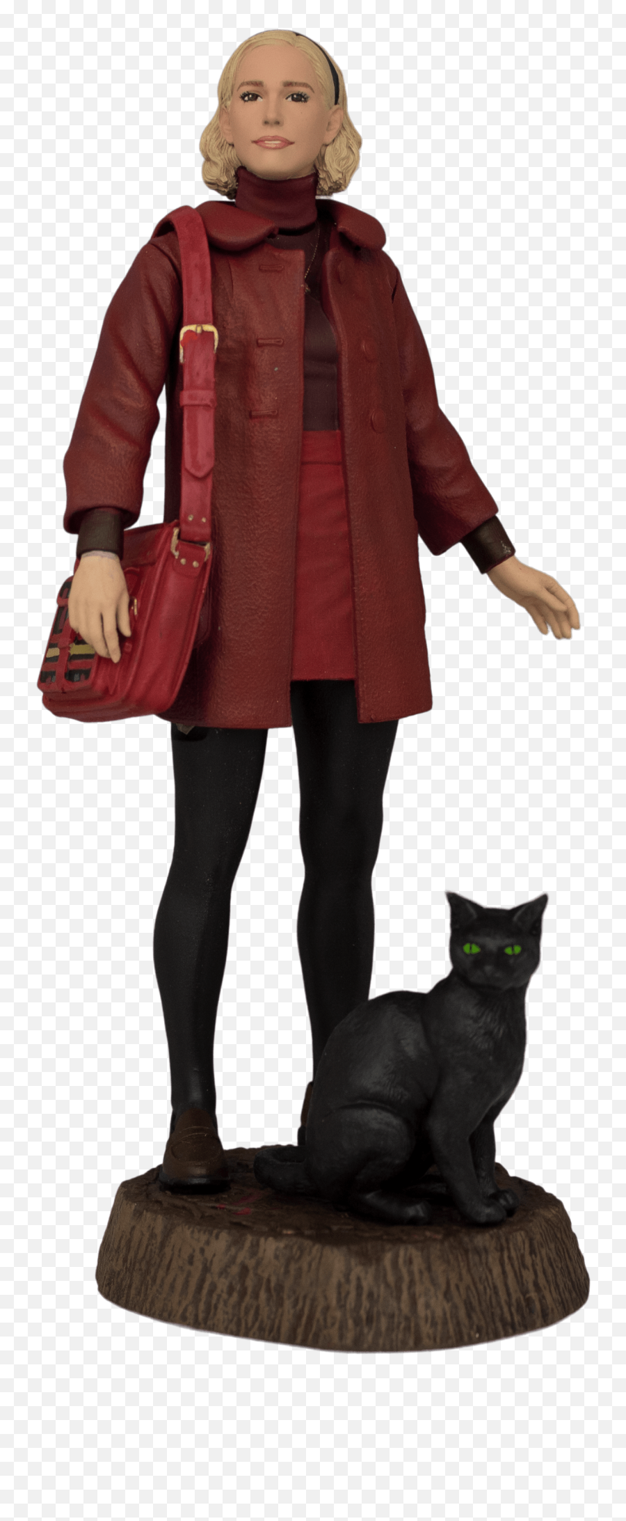 Action Figure Insider Sabrina Spellman With Salem Statue - Sabrina Spellman Statue Png,Statue Icon