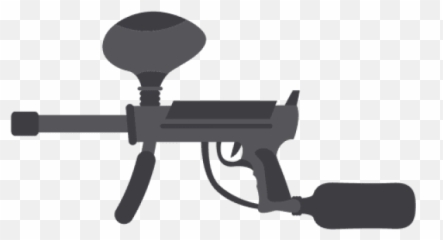 Air Gun Paintball Silhouette Drawing - png Transparent Gun Clipart