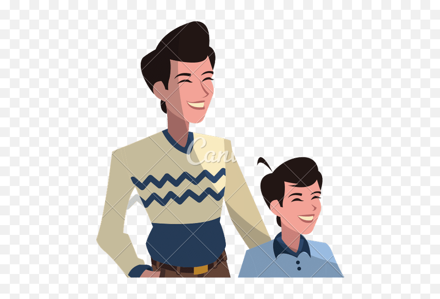 Father And Son Icon - Canva Animated Pictures Of Father Png,Son Icon