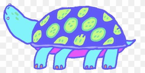 Turtle Tortoise Sticker - Blue Discover Gif png