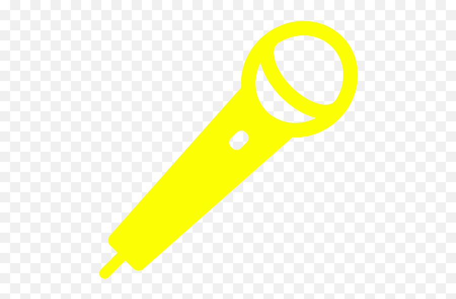 Yellow Microphone 9 Icon - Free Yellow Microphone Icons Png,Gold Key Icon