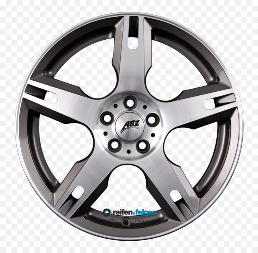 Aez Tacana 8x19 Et35 5x100 Nb601 Anthrazit Frontpoliert - Rim Png,Aez Icon 5 Alloy Wheels