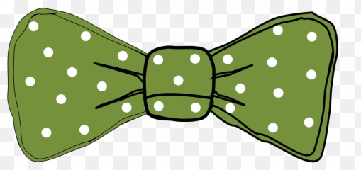 Tie Dots Bow - Blue Clipart png