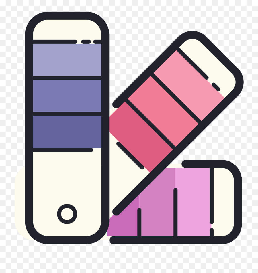 Download Paleta De Colores Icon - Color Pallet Icon Full Png,Pink Phone Icon Png