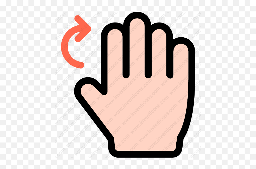 Download Finger Gesture Hand Multimedia Option Rotation Png Rotate Icon
