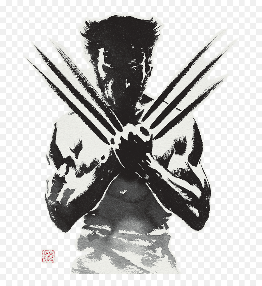 Wolverine Hd Png Transparent - Hugh Jackman Wolverine Drawing,Wolverine Png