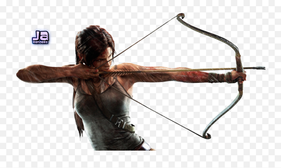 Lara Croft Png Clipart Web Icons - Tomb Raider 2013 Bow And Arrow,Lara Croft Transparent