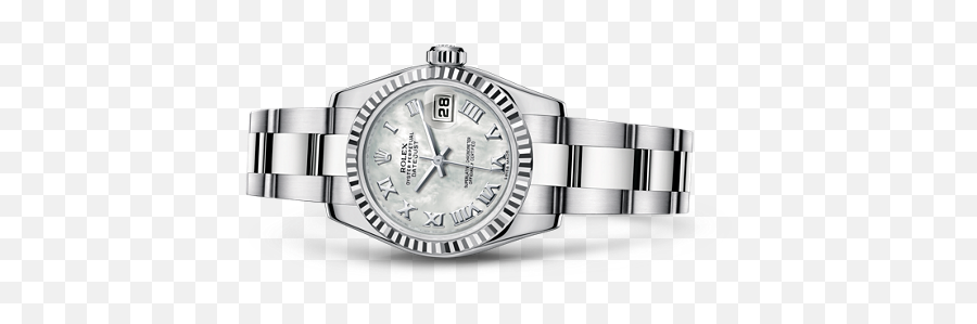 Replica Rolex Lady - Datejust Watch White Rolesor Rolex Png,Rolex Watch Png