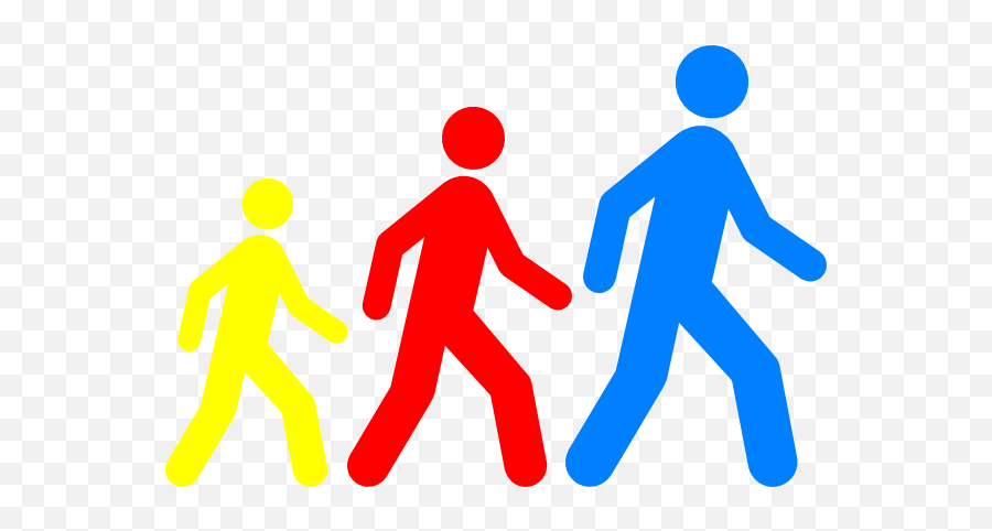 Download Walking Club Clipart - People Walking Clipart Png Teach Your Child To Stand Up To Bullies,Group Of People Walking Png