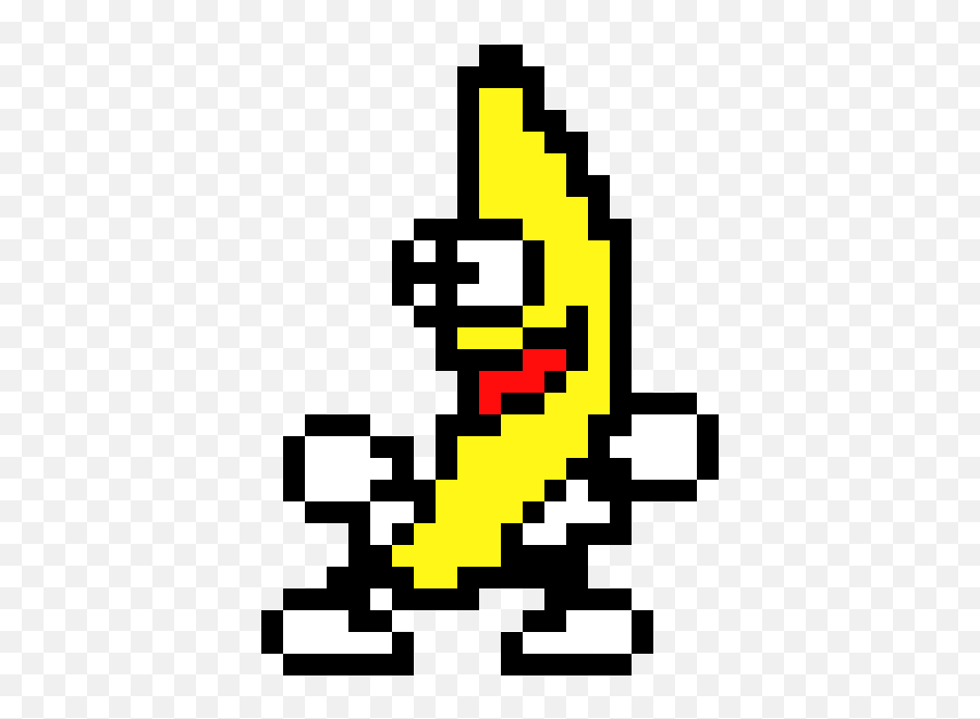 P B And J Bannana Dancing Banana Pixel Full Size Png Pixel Art