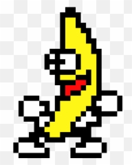 P B And J Bannana - Dancing Banana Pixel Gif Full Size PNG Art Peanut Butter Jelly Time