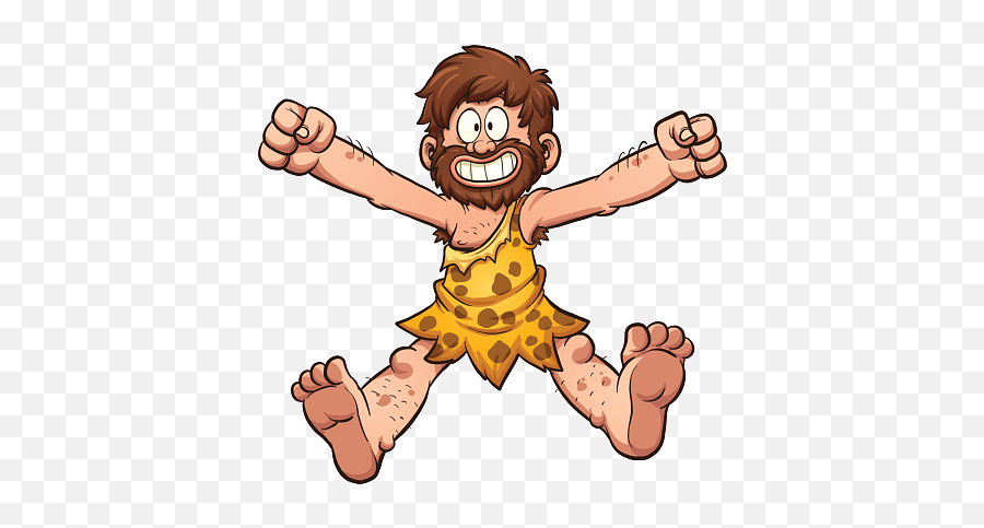 Healthy Caveman U2013 The Nutrition Science Group - Happy Caveman Clip Art Png,Caveman Png