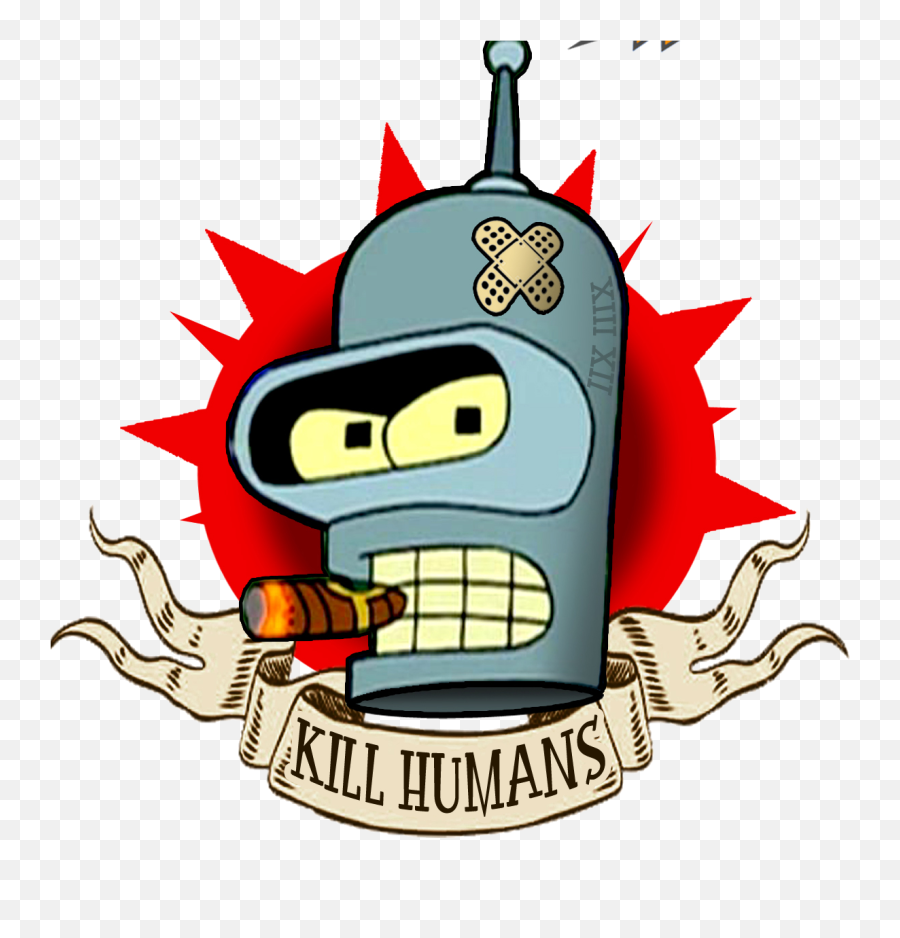 Download Hd Cropped - Bender Zombie Transparent Png Image Cartoon,Bender Png