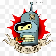 Download Hd Cropped - Bender Zombie Transparent Png Image Cartoon,Bender Png