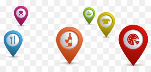 Clickinside - Google Map Restaurant Pins png