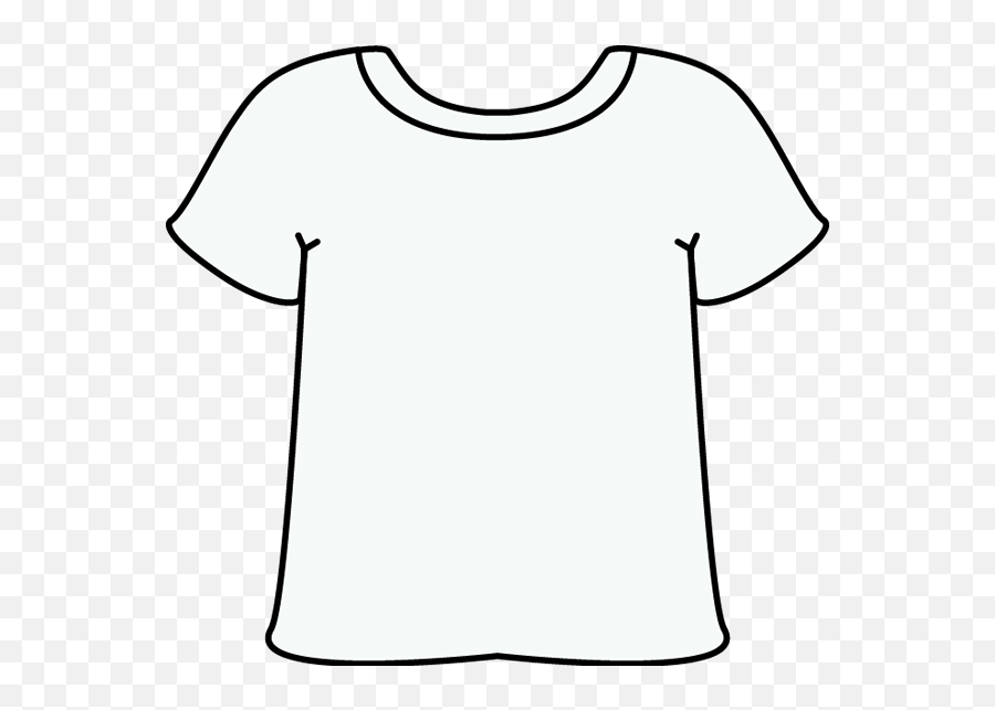 T Shirt Clip Art Transparent Background - Blank T Shirt Clipart Transparent Png,White Shirt Transparent Background