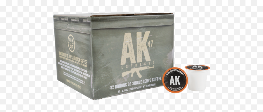 Ak 47 Espresso Blend Coffee Rounds Box Png - 47 Transparent