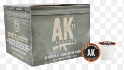 Ak - 47 Espresso Blend Coffee Rounds Box png