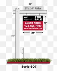 Keller Williams 18u2033 X 24u2033 Hanging Sign - Real Estate Shop png
