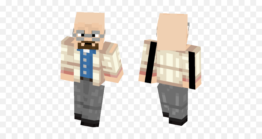 Download Walter White S5 - Breaking Bad Minecraft Skin For Minecraft Skin Creeper Girl Png,Walter White Png