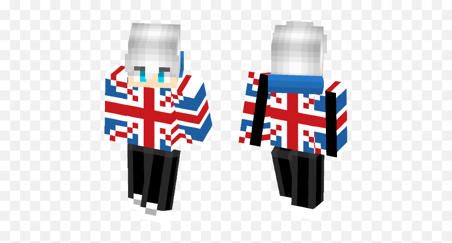 Download British Flag Minecraft Skin For Free - Sans Girl Minecraft Skin Png,British Flag Png
