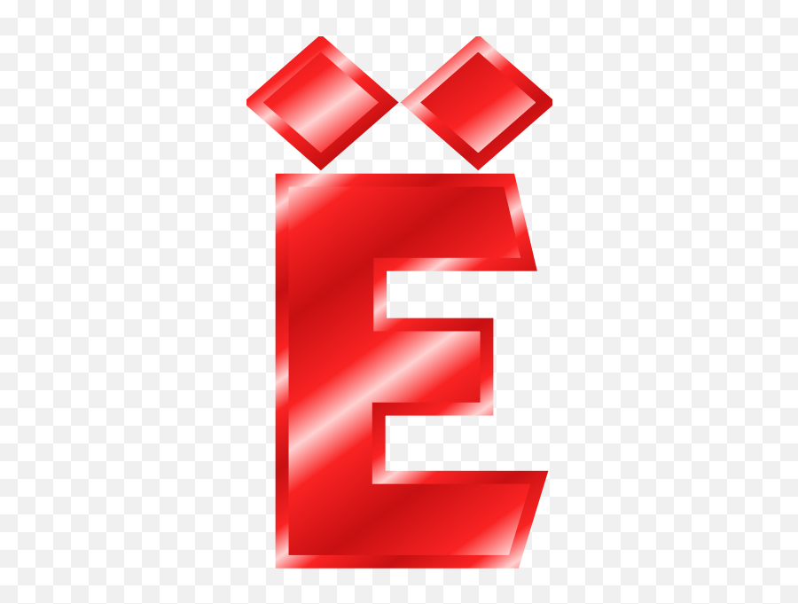 Effect Letters Alphabet Red Ãu2039 Free Svg - E Alphabet Png Red,Alphabet Logo