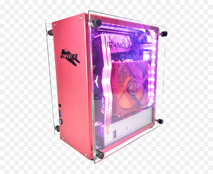 The Corvette Ironclad Custom Build Computers Hong Kong - Computer Case Png,Corvette Png