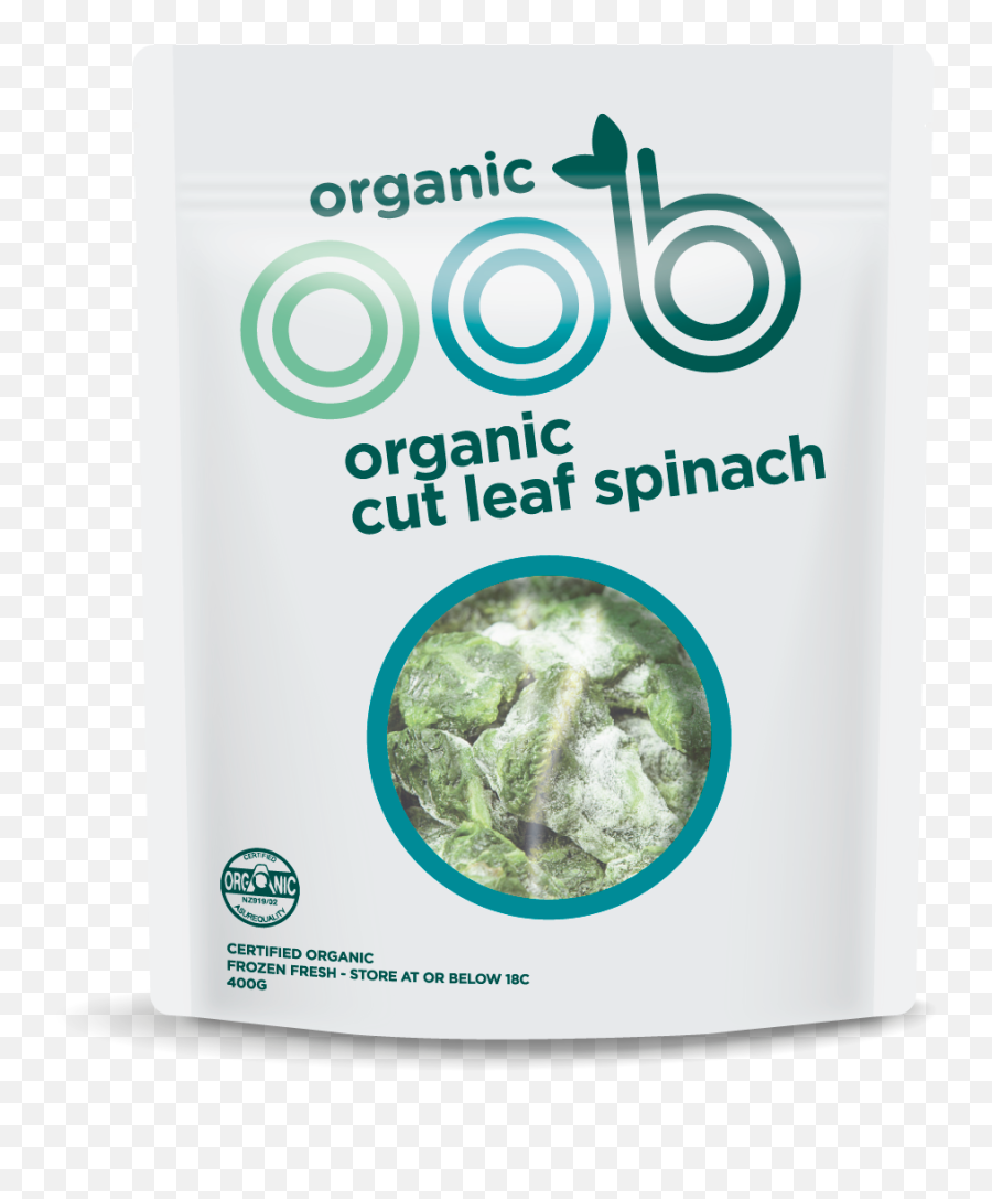 Cut Leaf Spinach U2014 Oob Organic - Oob Organic Frozen Berries Png,Spinach Png