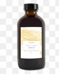 Grapefruit Rosemary Shrub U2014 Terra Luna - Glass Bottle png