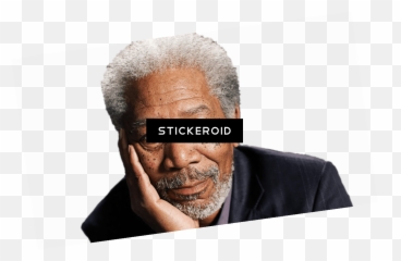 Download Hd Morgan Freeman Portrait - Through The Wormhole With Morgan Png,Morgan Freeman Png