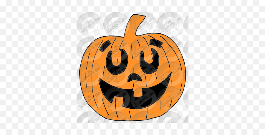 Jack - Olantern Picture For Classroom Therapy Use Great Png,Jack O Lantern Transparent