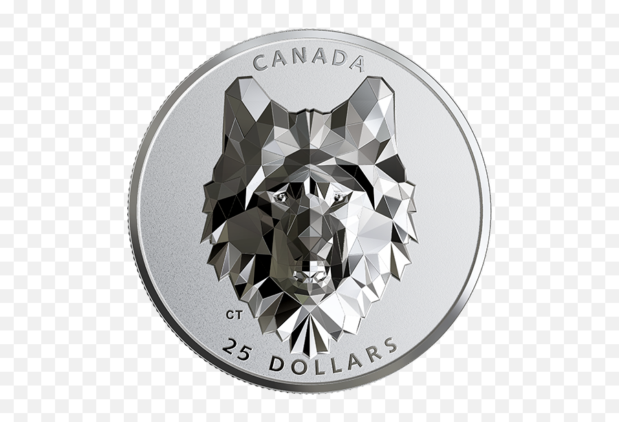 Wolf - Royal Canadian Mint Wolf Coin Png,Wolf Head Png