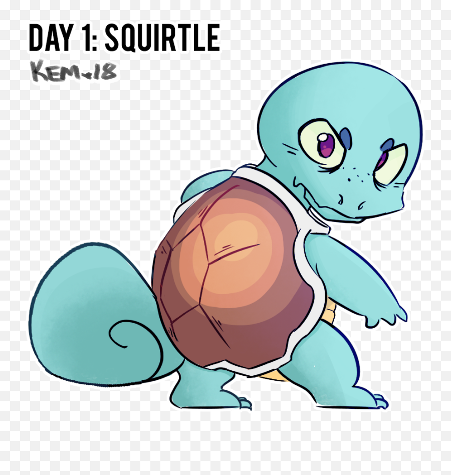 30 Days Of Ultimate Squirtle By Kemasc - Cartoon Png,Squirtle Png