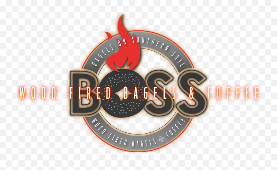 Boss Bagel Wood Fired Bagels And Coffee - Boss Bagels Logo Png,Bagel Transparent