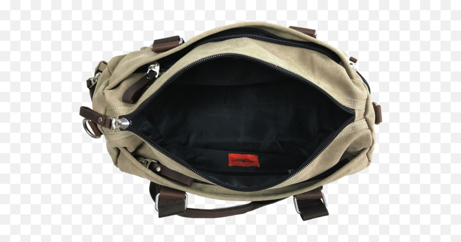 Download Olive Green Travel Duffle Bag Inside View With - Shoulder Bag Png,Handbag Png