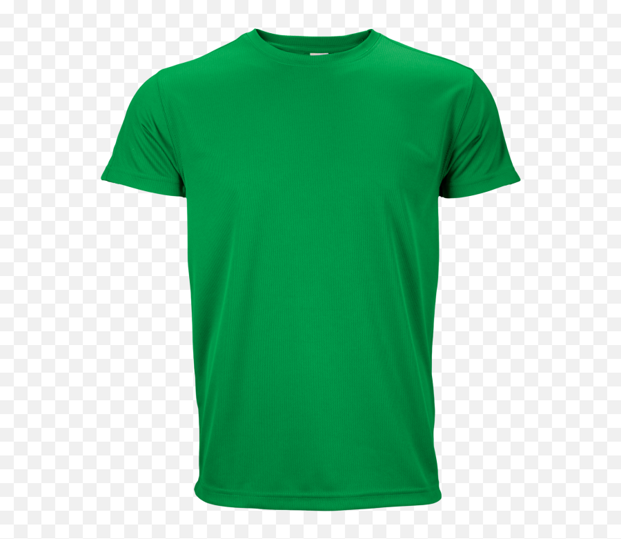 Clique Running Tee Kids Blank Green Shirt Mockup Png T - shirt Template Png
