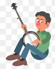 Banjo Music Player - Free Vector Graphic On Pixabay Bluegrass Music Png,Banjo Png
