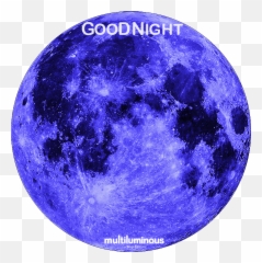 Glowing Galaxy Murals - Full Moon png