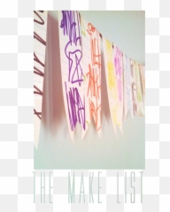 Hello Wild Things The Make List Thankful Garland - Poster Png,Papel Picado Png