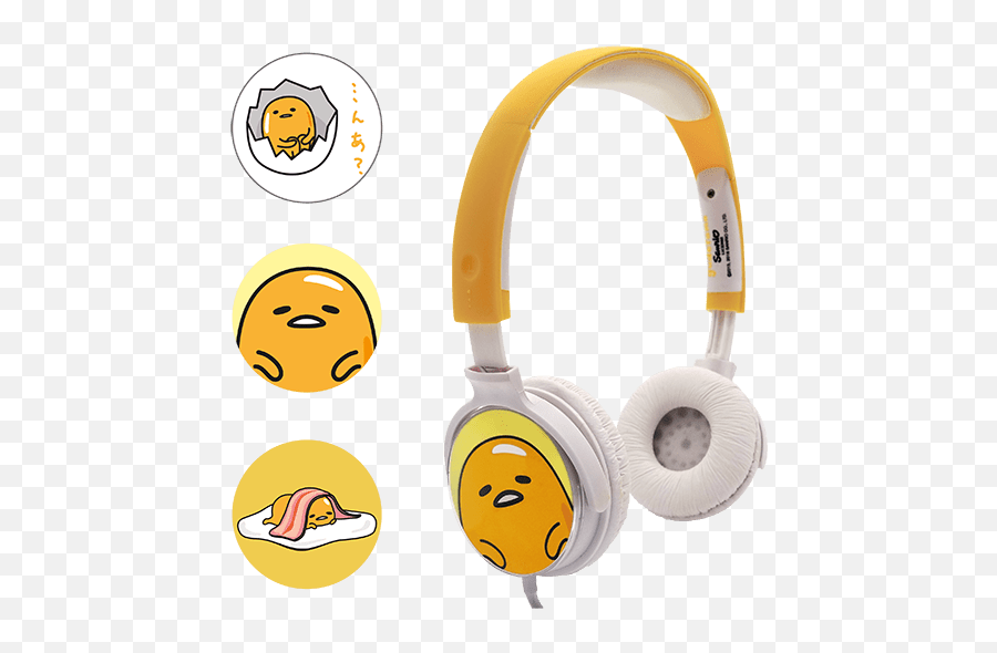 Gudetama Headphones - Gudetama Headphones Png,Gudetama Png
