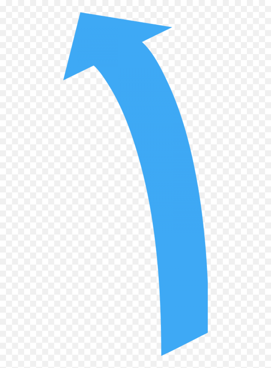 Free Png Download Curved Arrow Pointing Up Images - Transparent Background Blue Curved Arrow,Curved Arrows Png