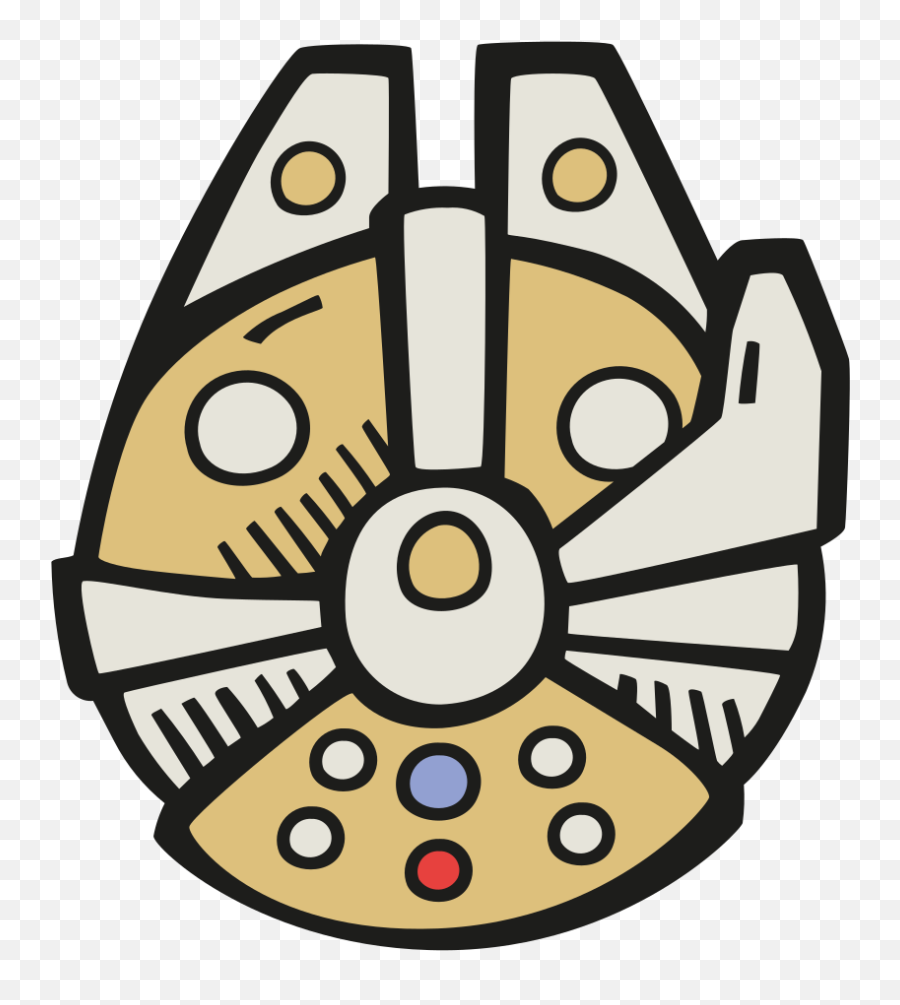 Millennium Falcon Free Icon Of Space - Star Wars Millennium Falcon Cartoon Png,Millennium Falcon Png