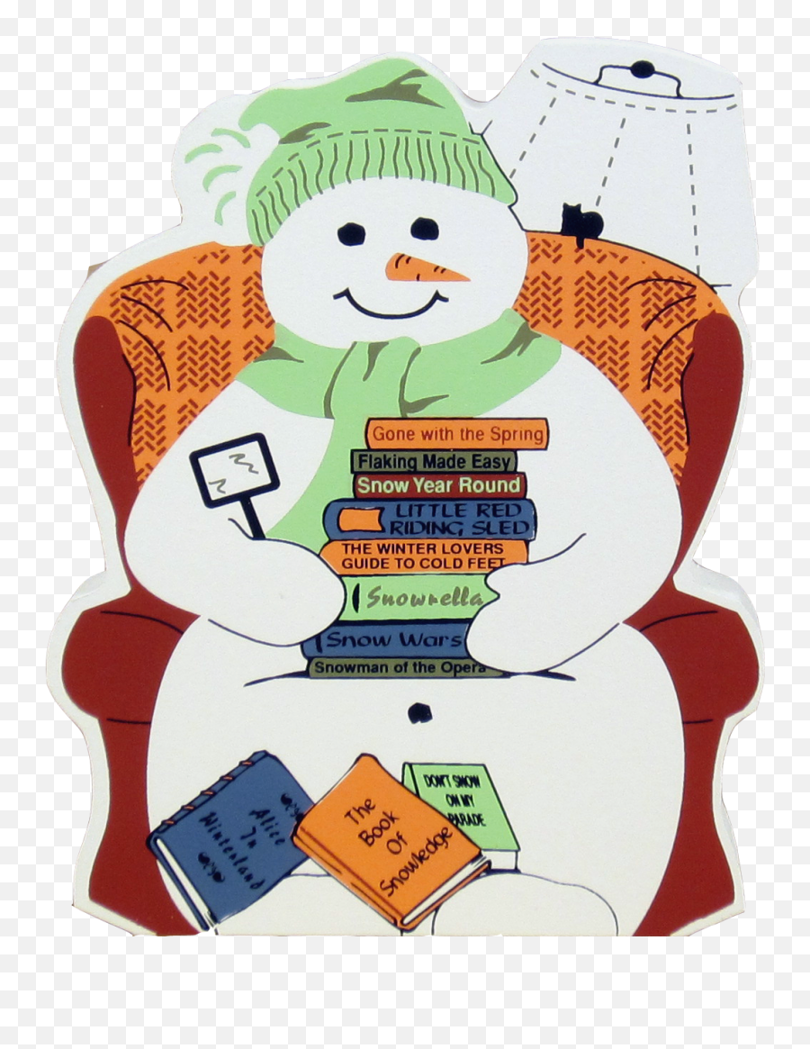 Snowman With Book Png U0026 Free Bookpng - Cartoon,Snowman Clipart Transparent Background